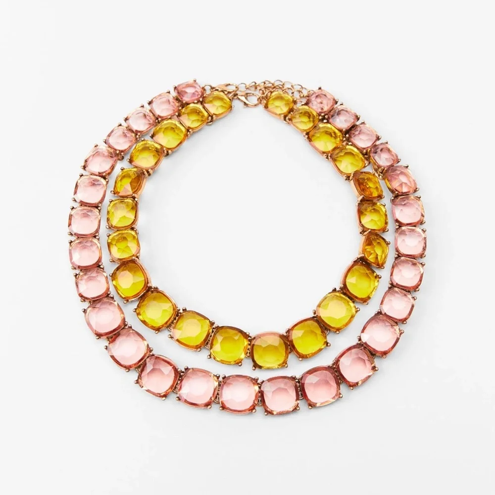 Zara limited edition beaded necklace set - Picture 1 of 3